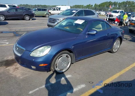 2003 Lexus Sc 430 z USA, uszkodzony, nr VIN JTHFN48Y630044262